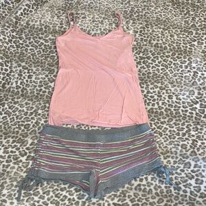 2000s Old Navy Striped Pajama Set